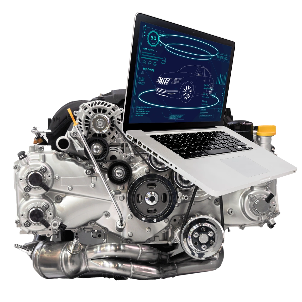 Car Engine and Scanner